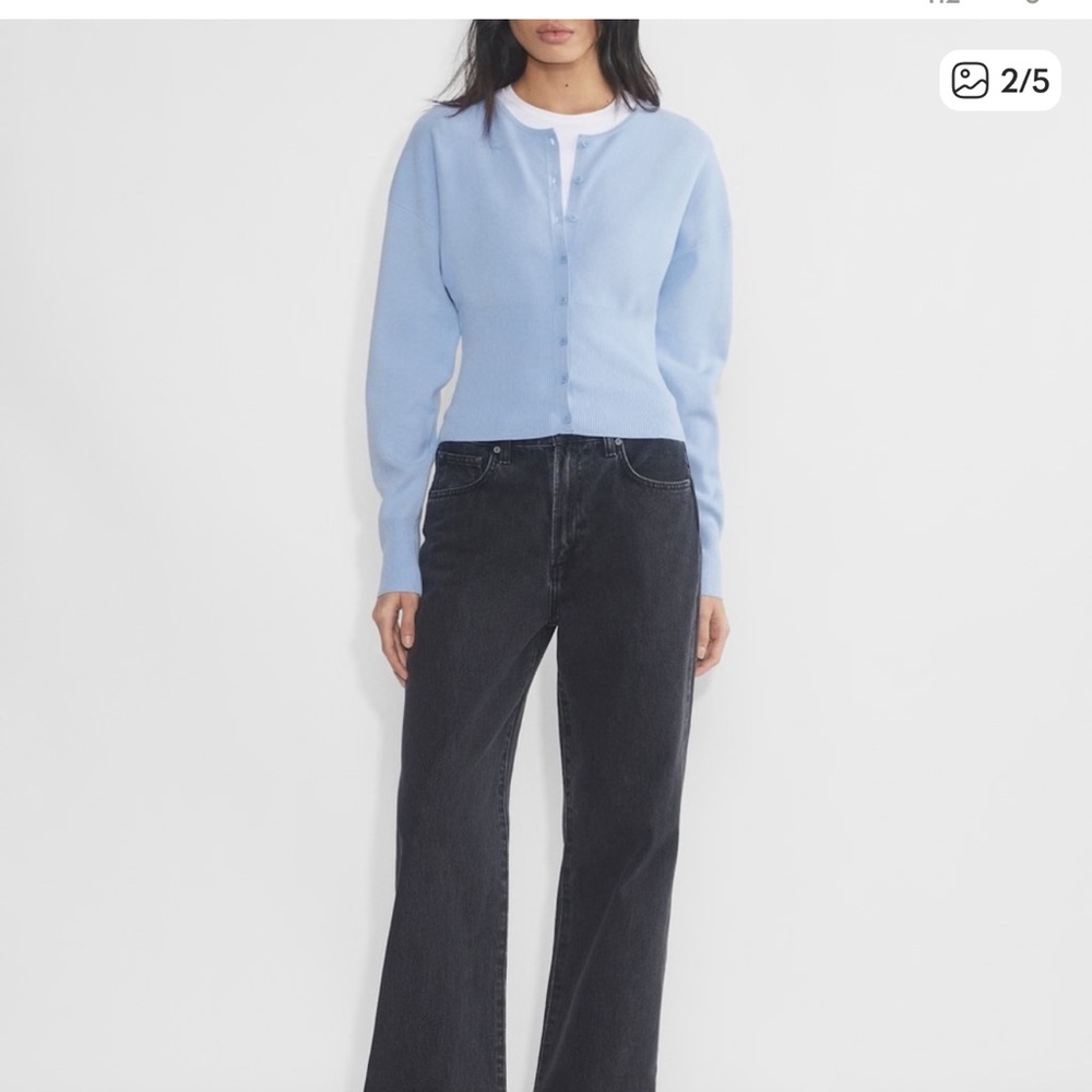 Aritzia Light Blue Cardigan